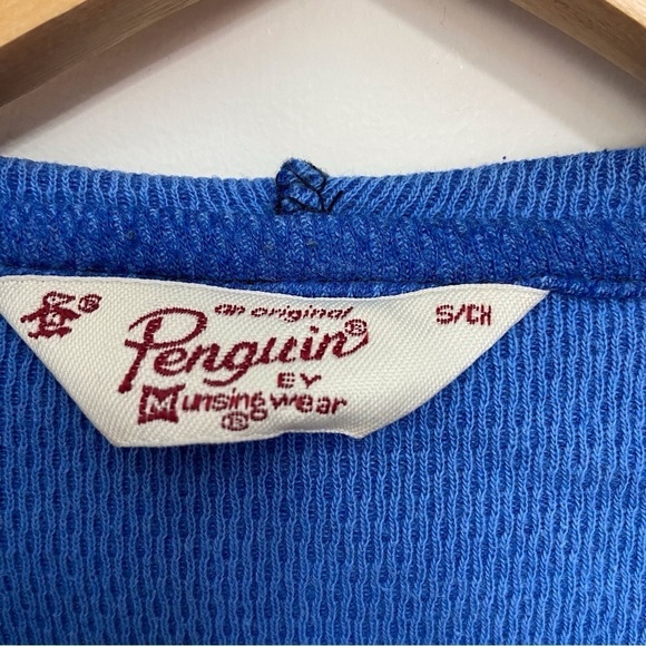 Original Penguin wear zip up jacket blue men fleece sports casual sweater Small - Picture 2 of 11